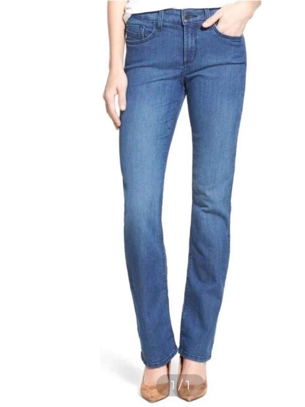 NYDJ Ankle Jeans Medium Blue Wash Women’s Size 14
